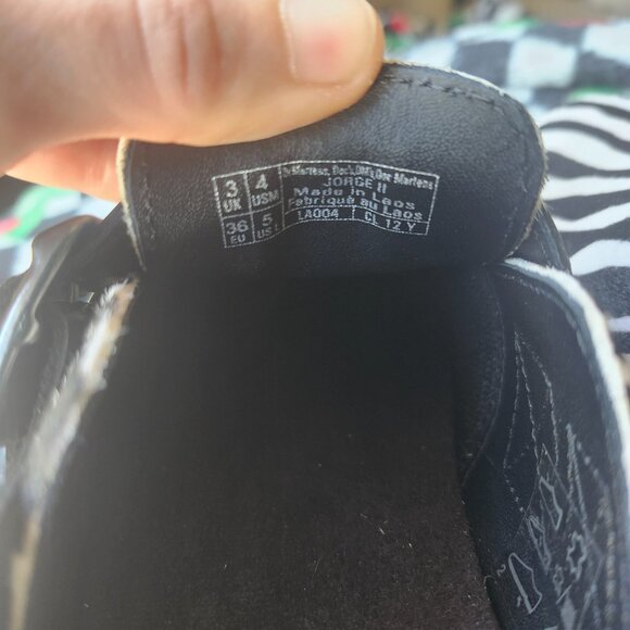 NWT Doc Dr Martens Jorge Mule sandals boots zebra UK 3 Women's 5 - Picture 6 of 6